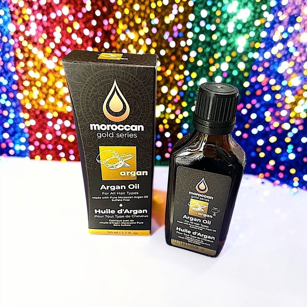 Moroccan Gold Series Argan Oil Brand New In Box 1.7 fl oz